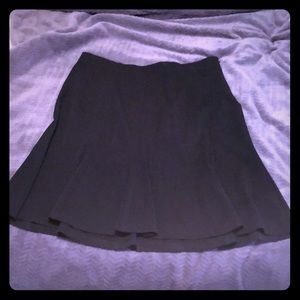 Black skirt with flare